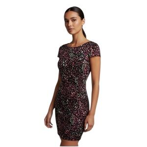 French Connection multi colored leopard dress